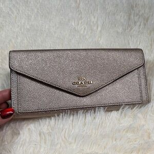Coach Metallic Gold Women's Wallet